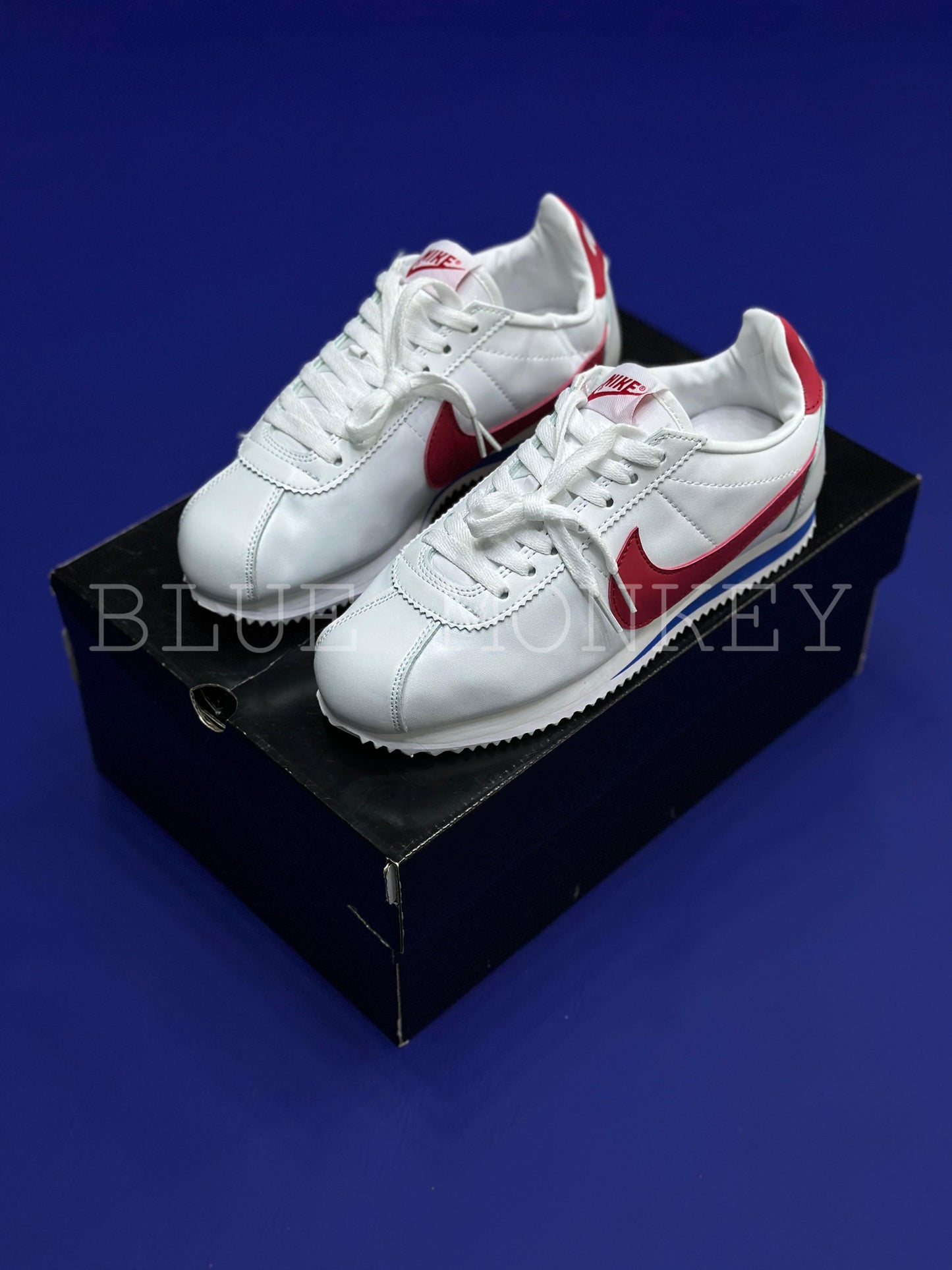 Nike Cortez Leather White /Red