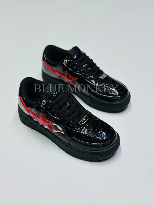 A Bathing Ape BAPE Sta Low Shark Black