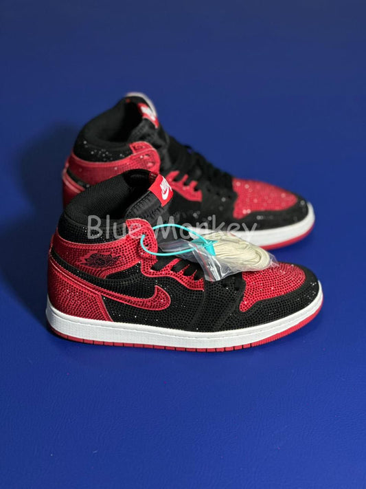 Air Jordan 1 Chicago Black Swarovski