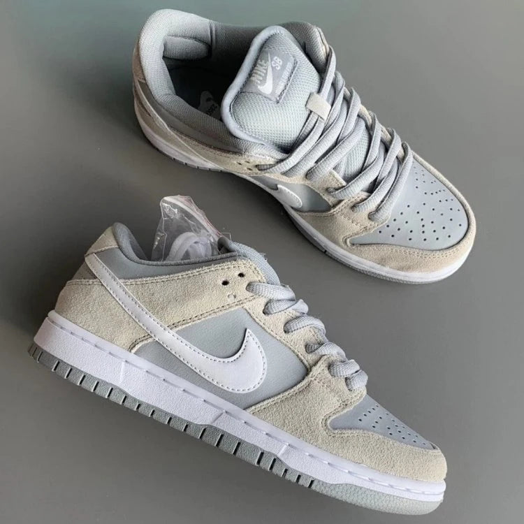 Grey and blue nikes online
