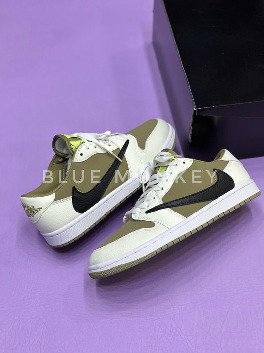 Travis Scott xAirJordan1 verde oliva