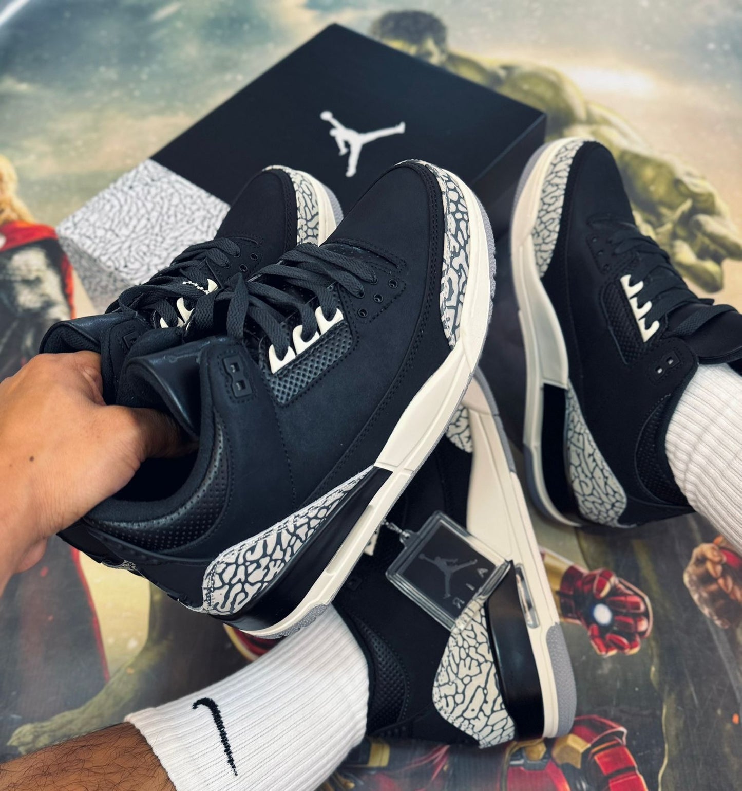 Air Jordan 3 Off Noir