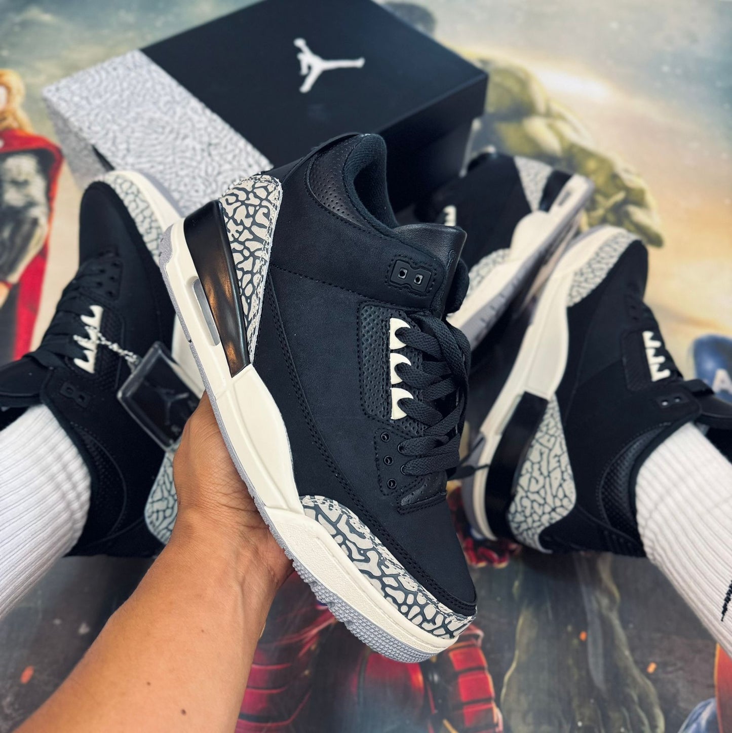 Air Jordan 3 Off Noir