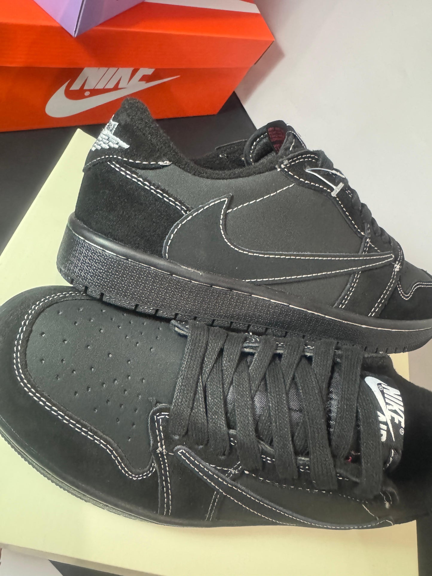 Air Jordan 1 Low OG TS Travis Scott - Black Phantom