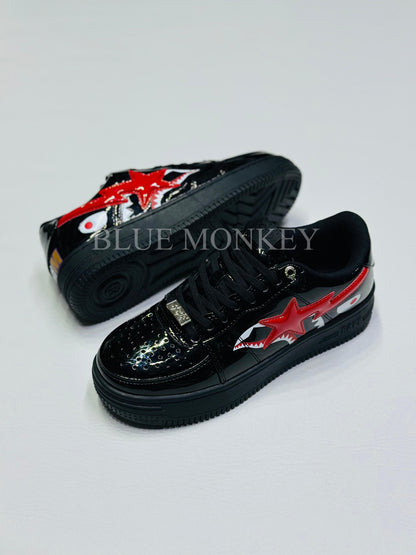 A Bathing Ape BAPE Sta Low Shark Black