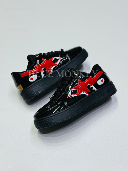 A Bathing Ape BAPE Sta Low Shark Black