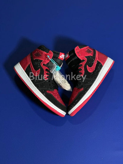 Air Jordan 1 Chicago Black Swarovski