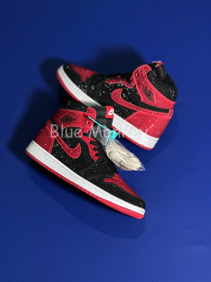 Air Jordan 1 Chicago Black Swarovski