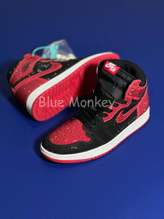 Air Jordan 1 Chicago Black Swarovski