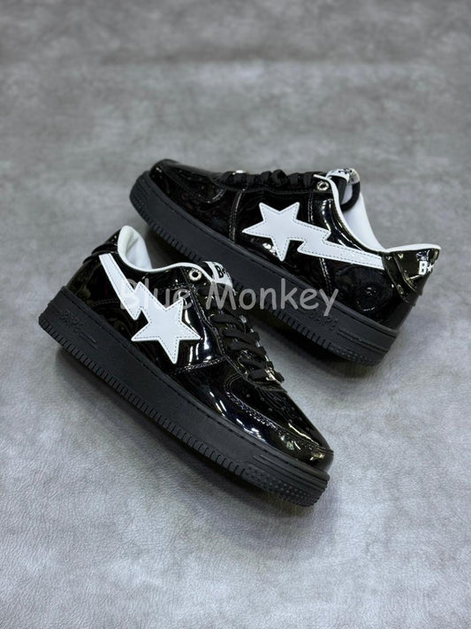 Ape Bape Sta #2 Black Patent