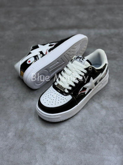A Bathing Ape Bape Sta Low Shark Black.