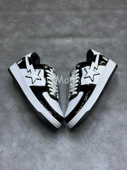 A Bathing Ape Bape Sta Low "Black/White"
