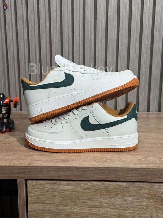 Nike Air Force One Cream Earth Green