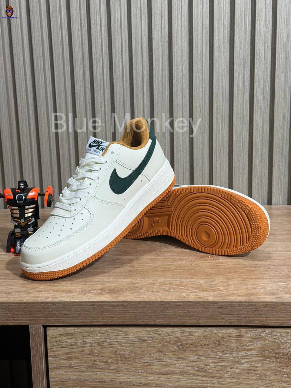 Nike Air Force One Cream Earth Green