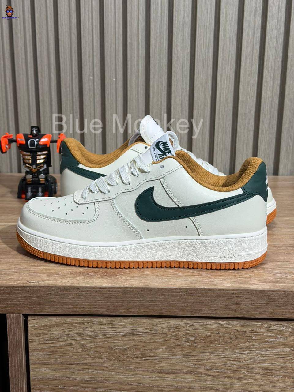 Nike Air Force One Cream Earth Green