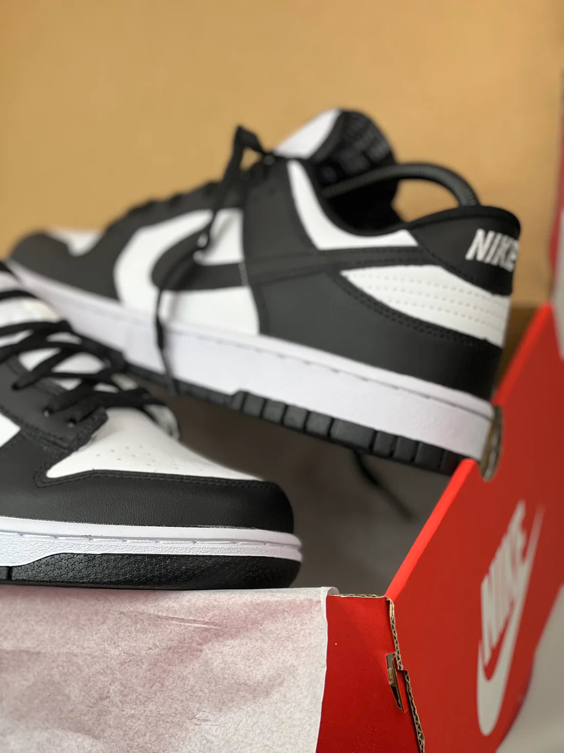 Dunk Low retro blancas negras Panda GS