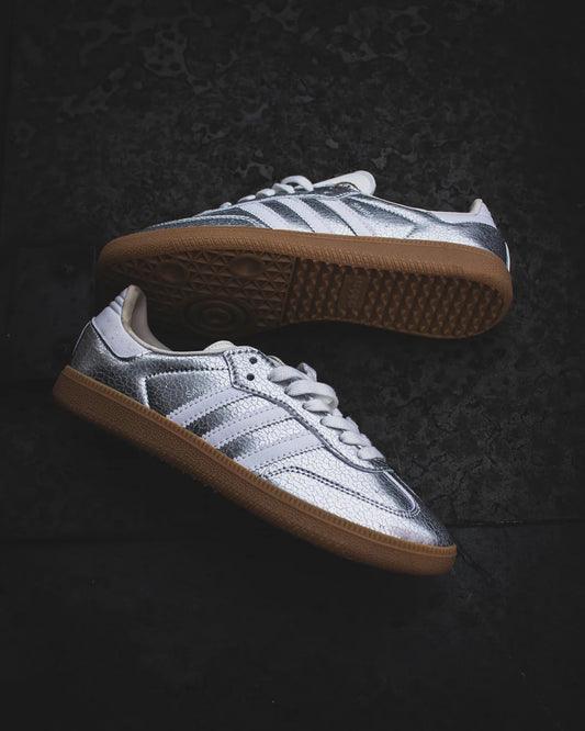 Adidas Samba Plateada