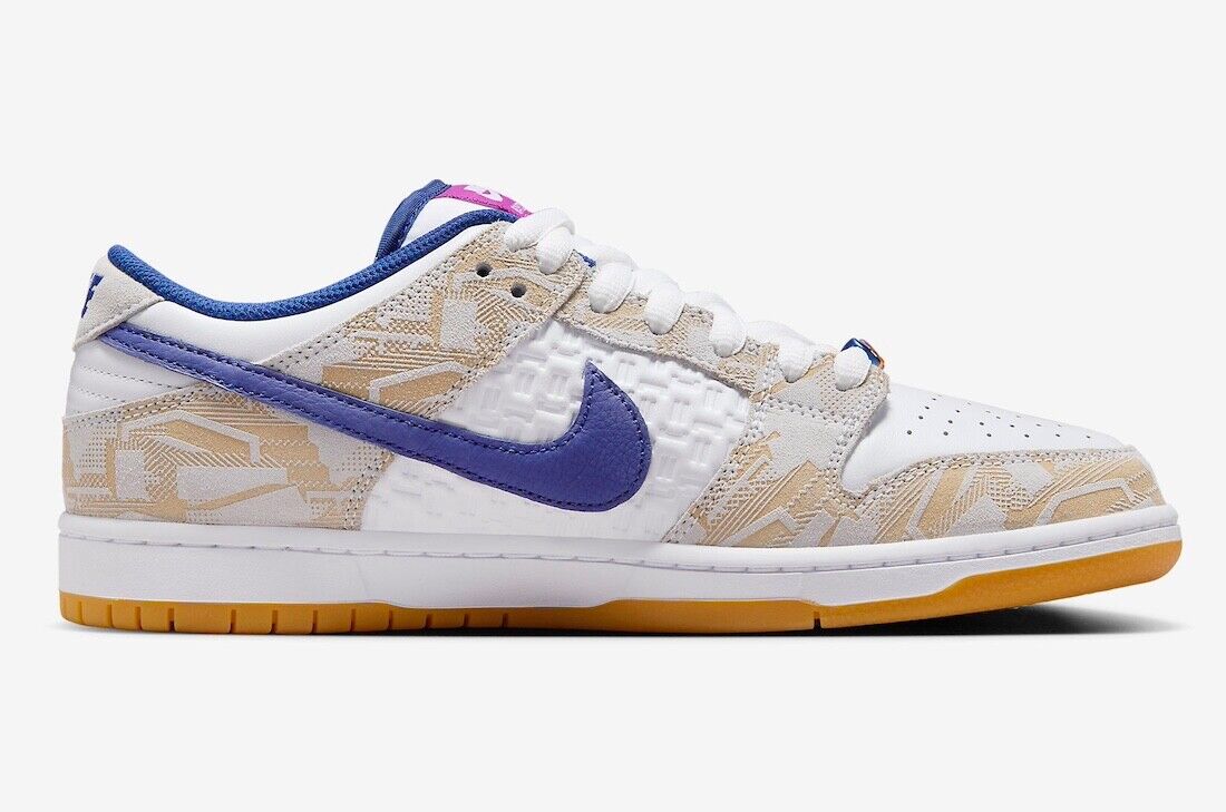 Nike SB x Rayssa Leal Dunk Low QS White Gum Blue Pink