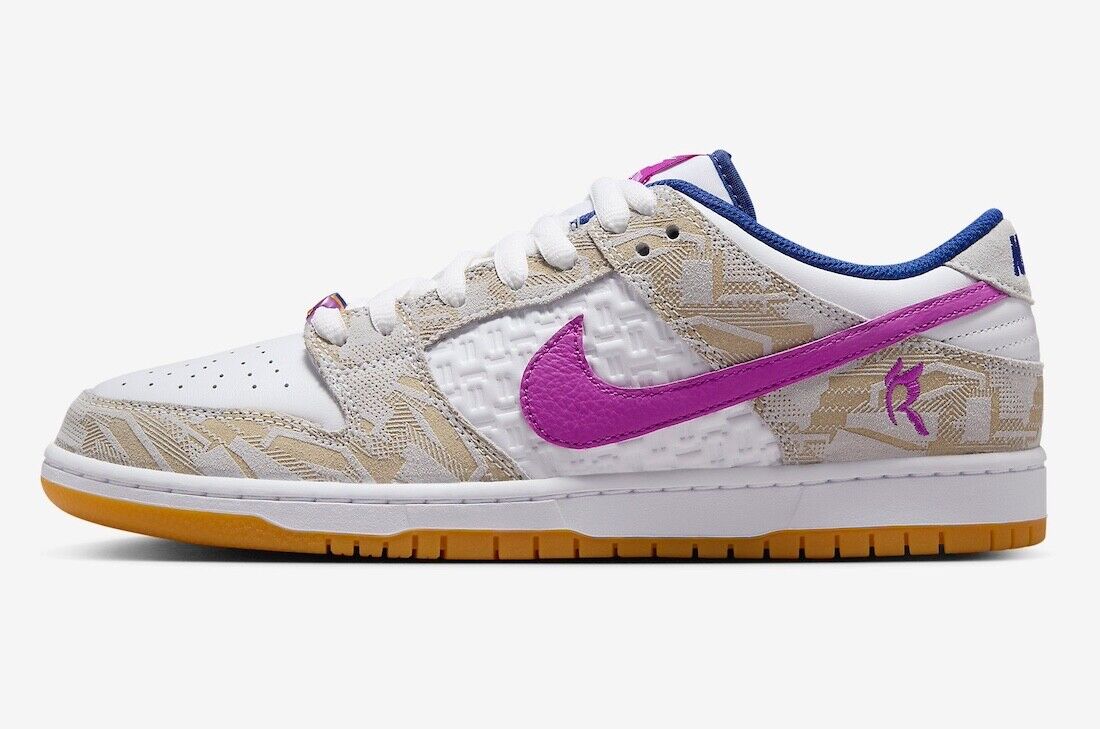 Nike SB x Rayssa Leal Dunk Low QS White Gum Blue Pink